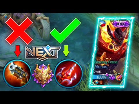 ALDOUS BEST BUILD 2021 "MANIAC" Top 1 Global Aldous Build | Aldous Gameplay | MLBB