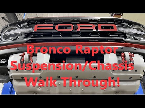 See the Bronco Raptor Chassis and Suspension differences!