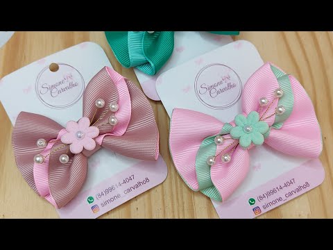 Laço Básico Fácil (Laço Franzido) Fita N 9 🎀