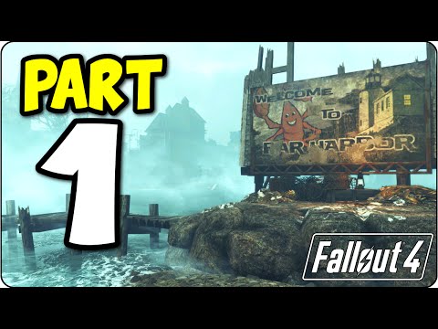 Fallout 4 Far Harbor Add-On DLC Let's Play Walkthrough Part 1 - PS4 Edition FO4 Gameplay