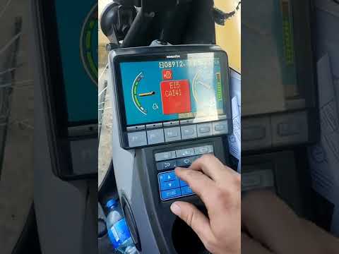 Заходим в сервисное меню на экскаваторе Komatsu PC 750 - 7 серии и Komatsu PC 800 -8 серии