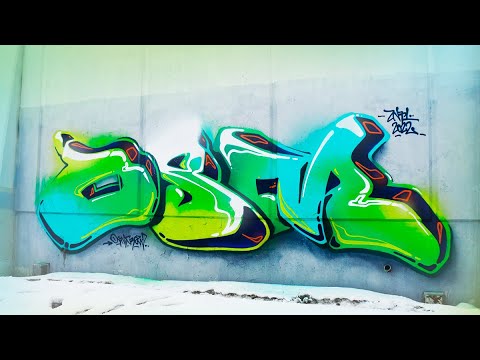 High quality Graffiti in Original style. Full process
