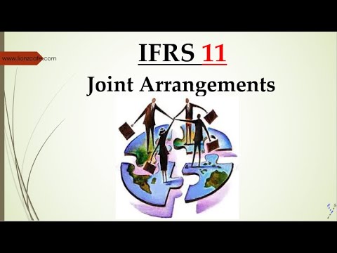 شرح معيار المحاسبة الدولي رقم 11 - الترتيبات المشتركة  - IFRS 11 Joint Arrangements