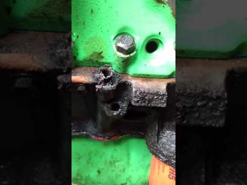 how to remove a broken dipstick tube from a 350