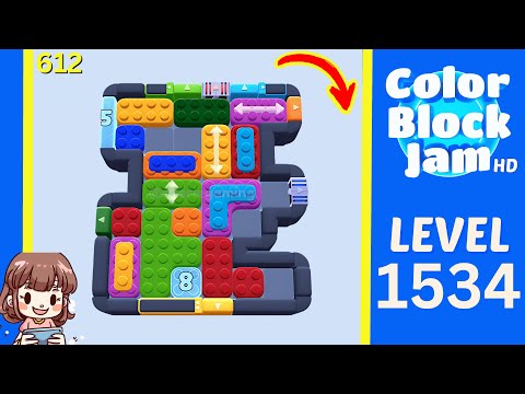 Color Block Jam Level 612 (1534) Solution Walkthrough