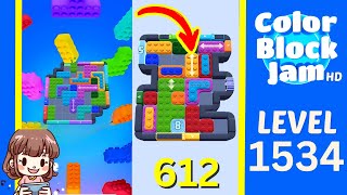Solusi Level 1534 Color Block Jam
