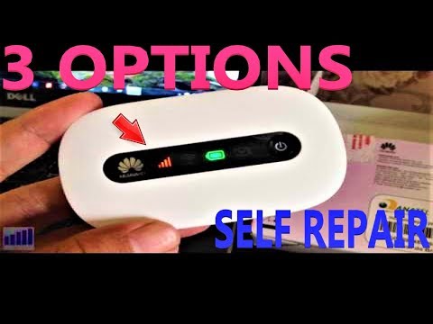 HOW TO FIX HUAWEI POCKET WIFI NO SIGNAL, RED LIGHTS ON ?