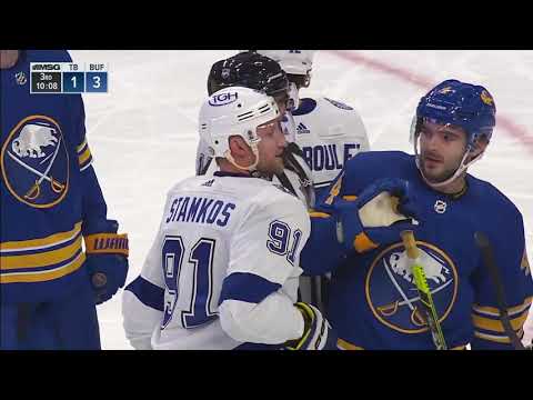 Steven Stamkos Dangerous Hit On Dylan Cozens