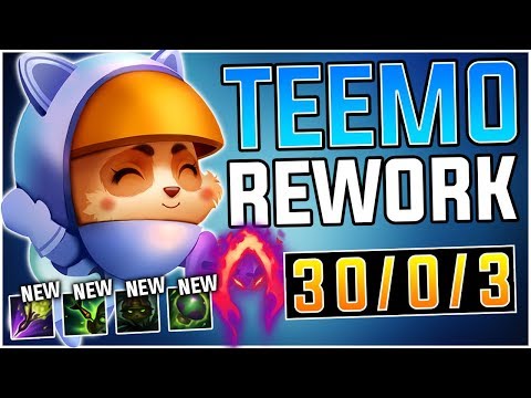 *REWORKED TEEMO* Dark Harvest Teemo got me 30+ kills?! So much DAMAGE!! - PBE Teemo Gameplay