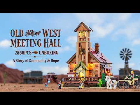 Vidéo Lumibricks The Old West 14016 : Salle de réception du Far West