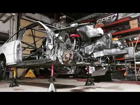 7 SECOND 190 MPH TURBO Civic CRASH - Natty Racing