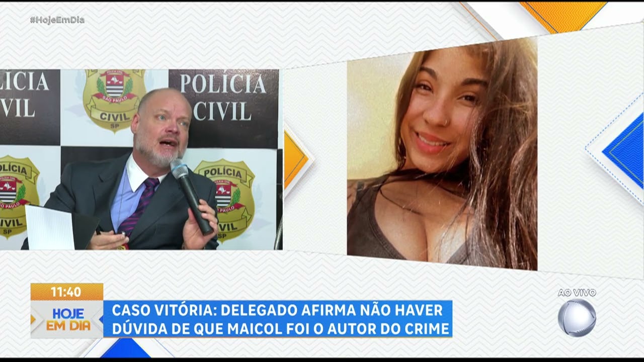 Caso Vitória: Polícia confirma Maicol Sales como autor do crime