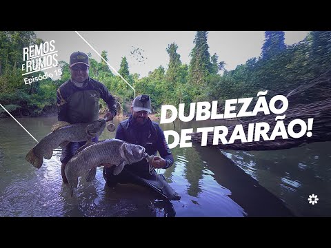 DUBLÊ E TRIPLÊ de Trairão em Expedição no Rio Bararati - Roraima