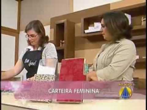 Carteira Feminina em Cartonagem - Heloísa Gimenes, Sem Igual / Sabor de Vida