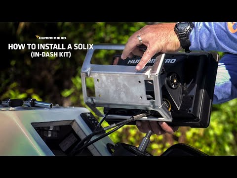 How to Install a Humminbird SOLIX In-Dash Kit on a Skiff