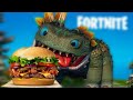 ASMR Eating The New York Steakhouse Burger From Burger King Spectating In Fortnite