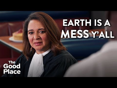 Judge Gen visits earth for the first time | The Good Place