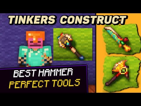Tinkers Construct tutorial / guide 1.16.5 - 1.18.2 The best tools and armor (minecraft java edition)
