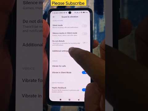 How to Turn OFF tapping sound || Mi, Redmi, Xiaomi #shorts #tapping #mi
