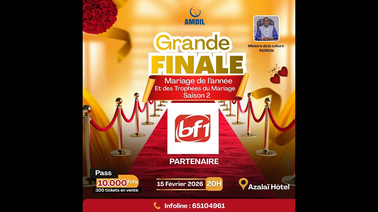Grande Finale Mariage de l'année saison2- BF1TV