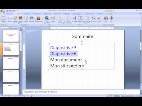 LIEN HYPERTEXTE SUR POWERPOINT visual data 2