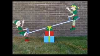Christmas Teeter Totter Elves - By The Winfield Collection