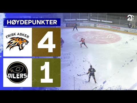 Frisk Asker 4 - 1 Stavanger Oilers - Høydepunkter
