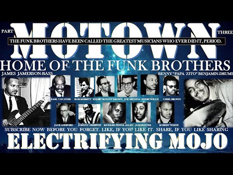 Thumbnail for BENNY "PAPA ZITA" BENJAMIN, JAMES JAMERSON  &THE FUNK BROTHERS NOW BELONG TO THE AGES. LIVE FOREVER. by The Contours, J.O.E., Johnny Griffith, Stevie Wonder, Marvin Gaye, R.E.M., L.A.B., Bob Babbitt, Earl Van Dyke, The Jackson 5, The Temptations, The Funk Brothers, The Four Tops, Jackie Wilson, The Supremes, James Jamerson, NME, Joe Hunter, Joe Messina, Eddie Willis, Robert White, Jack Ashford