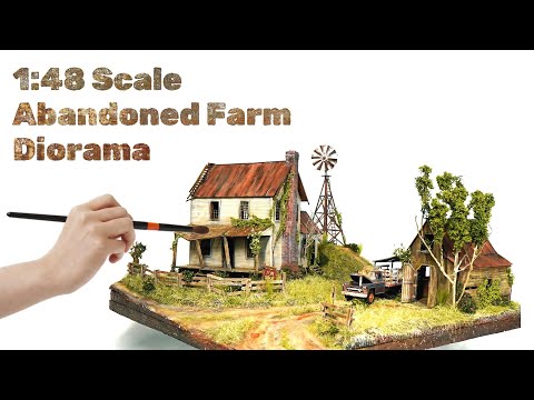 Country Roads|1:48 Scale collaboration with @hishershhq4247 |Abandoned Farm in Appalachia