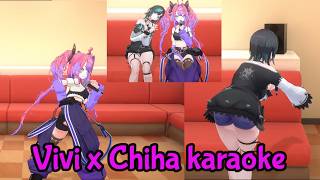 Chiha × Vivi spicy tee tee moments