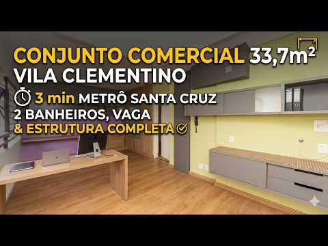 Vídeo - VCMB 190 Sala 602031008-94 - Salas Comerciais em Vila Clementino, São Paulo - à venda - PERENNIAL ASSESSORIA E SERVIÇOS LTDA EPP