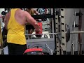 Incline Bench Press with Dead Stop using Power Rack