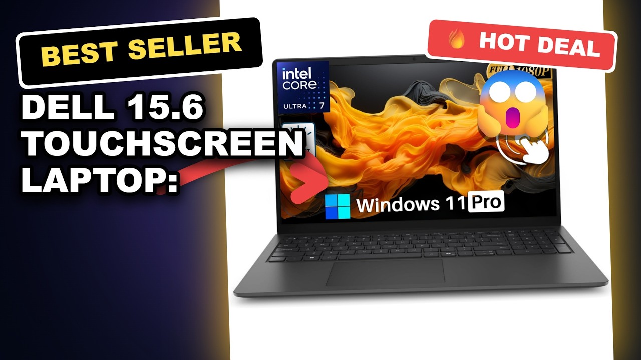 Dell 15.6 Touchscreen Laptop: Powerful Intel Ultra 7 Performance and 32GB RAM for 2026 review video