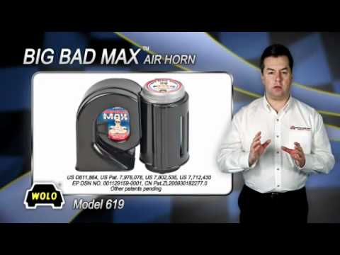 Wolo's New BIG BAD MAX  air horn