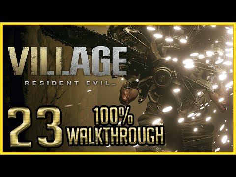 Sturm Boss Fight (Escape the Factory) - RESIDENT EVIL VILLAGE 100% WALKTHROUGH HARDCORE PC #23