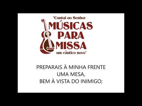 SALMO 22 (23) - O SENHOR É O PASTOR QUE ME CONDUZ; NÃO ME FALTA COISA ALGUMA. (Músicas para Missa) - CATÓLICA