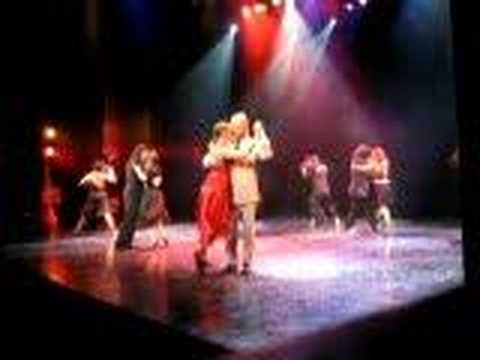  Andrea Misse  and  Javier Rodriguez  are  dancing  to  the  tango  "  El Flete  "