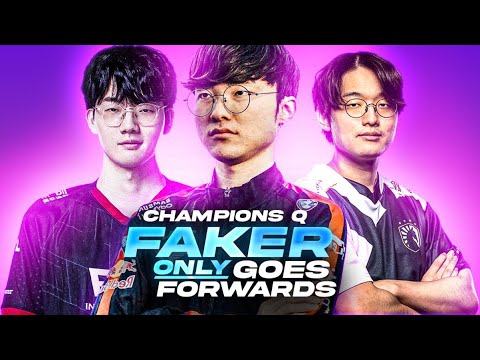 FAKER ONLY GOES FORWARD - CHAMPIONS QUEUE - CAEDREL
