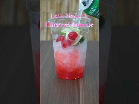 Cherry Limeade 🍒 (Sonic copycat 👍) #summerdrink