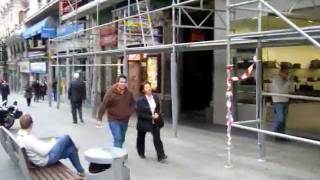 preview picture of video 'A walk around Madrid part 4 of 5 - Gran Via and Callao'