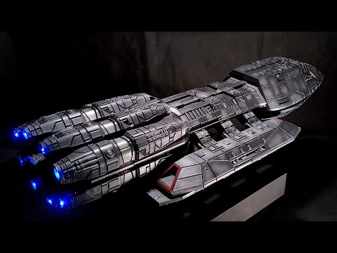 Battlestar Galactica- Mercury Class Battlestar. 3D printed Model.
