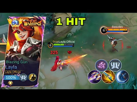 LAYLA WTF DAMAGE HACK BUILD AND EMBLEM FOR 2025!😱 ( INSTANT KILL ) LAYLA BEST 1 HIT BUILD!