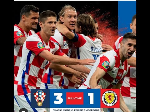 Gols e lances de Croácia x Escócia