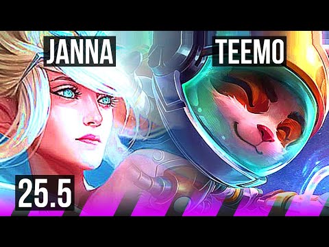 JANNA & Syndra vs TEEMO & Xin Zhao (SUP) | 1/2/24 | EUW Diamond | 25.5