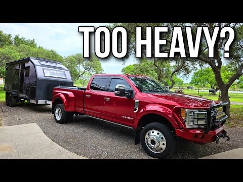 Too Heavy for the F450??!?! Palomino PAUSE Overland Off-Road RV!