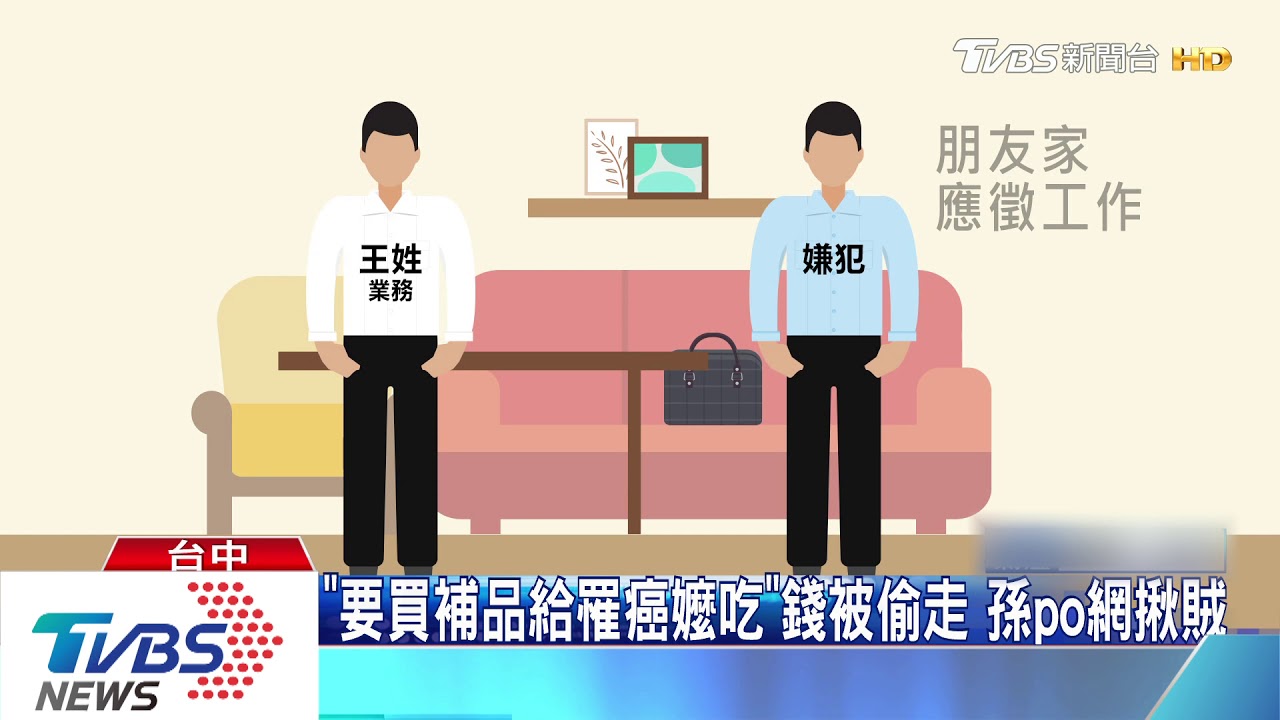 「要買補品給罹癌嬤吃」錢被偷走 孫po網揪賊