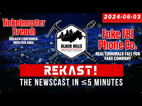 REKAST - Talkin' Bout [infosec] News 2024-06-03 #infosecnews #cybersecurity #podcast  #podcastclips