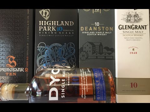 The Best of five 10yo Single Malts - Summary of Reviews 132-136
