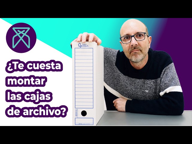 Vídeo relacionado con Papeles Distrimar Caja Archivo Definitivo, Tamaño Folio 350x255x100 mm, 10 Unidades