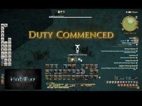 FFXIV Miner 62-64 Leve leveling